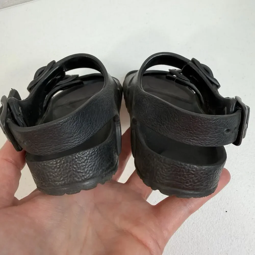 Birkenstock Kids 27 US 9 Milano Eva Sandals Shoes Black Beach Waterproof Shoes‎